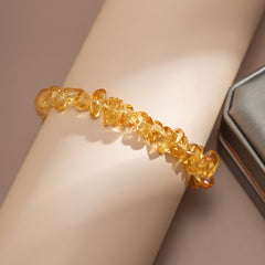 Orange Resin Stretch Bracelet