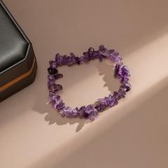 Purple Quartz Stretch Bracelet