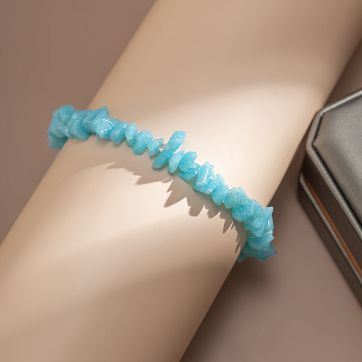 Sky Blue Quartz Stretch Bracelet