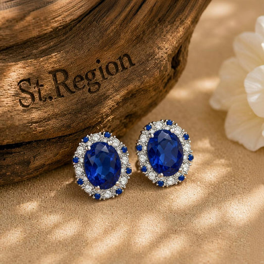cubic zirconia drop earrings for party St.Region