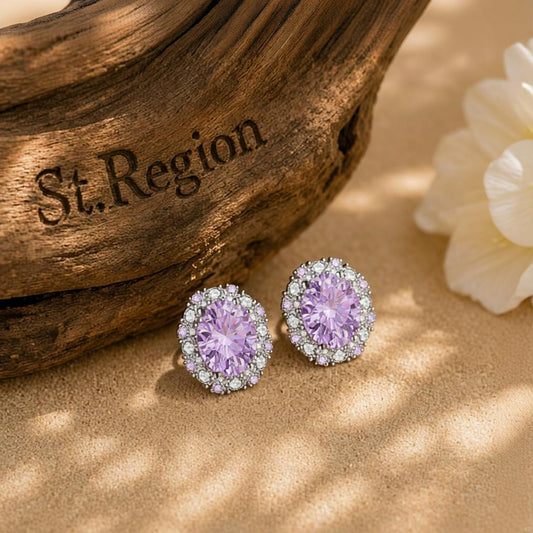 cubic zirconia drop earrings for party St.Region
