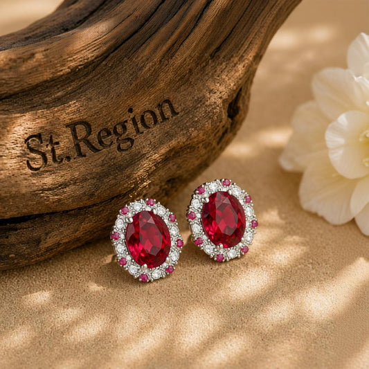 cubic zirconia drop earrings for party St.Region