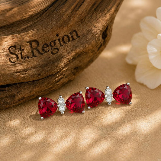 cubic zirconia drop earrings for party St.Region