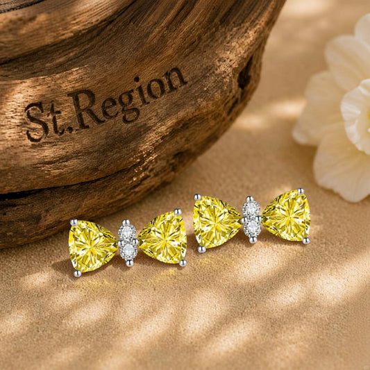 cubic zirconia drop earrings for party St.Region