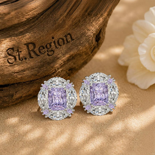 cubic zirconia drop earrings for party St.Region