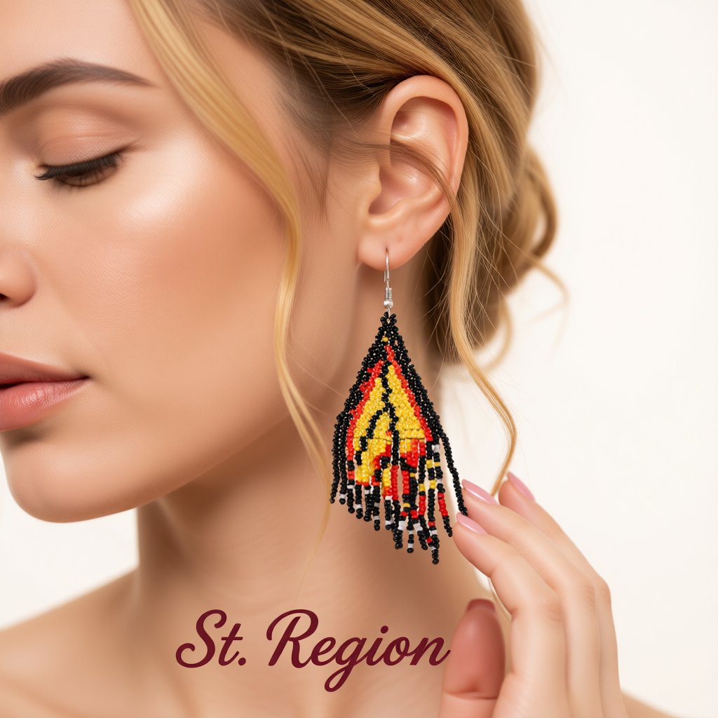 Yellow and Black Howlite Butterfly Tassel Drop Earrings, drop earrings for women, botanical inspired, styled look
