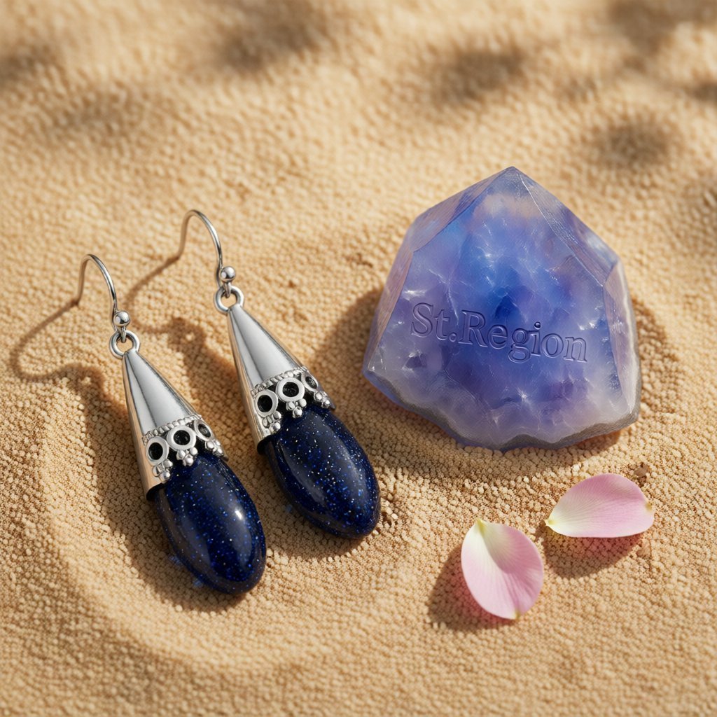 Celestine and Silver-Plated Drop Earrings, silver drop earrings for women, vintage-inspired design, detail close-up