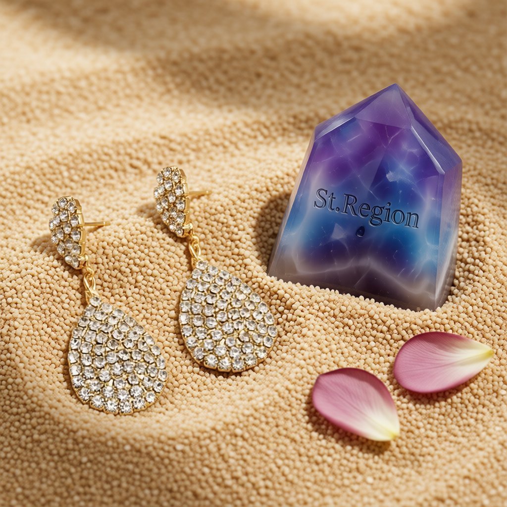 Cubic Zirconia and 18K Gold-Plated Pavé Drop Earrings, gold drop earrings for women, elegant gift for her, detail close-up