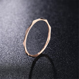 18k Rose Gold-Plated Cut Band - streetregion