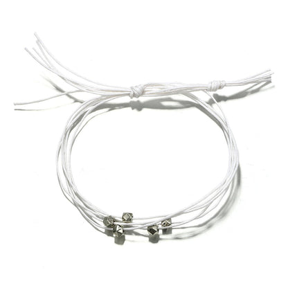 Vibre and Silver-Plated Mountain Peak Bracelet Set, jewelry gift sets for women, dainty minimalist design, styled look