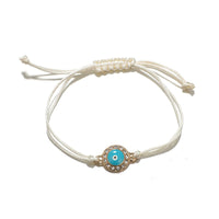 Turquoise & 18K Gold-Plated Hamsa Heart Bracelet Set