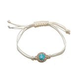 Turquoise & 18K Gold-Plated Hamsa Heart Bracelet Set