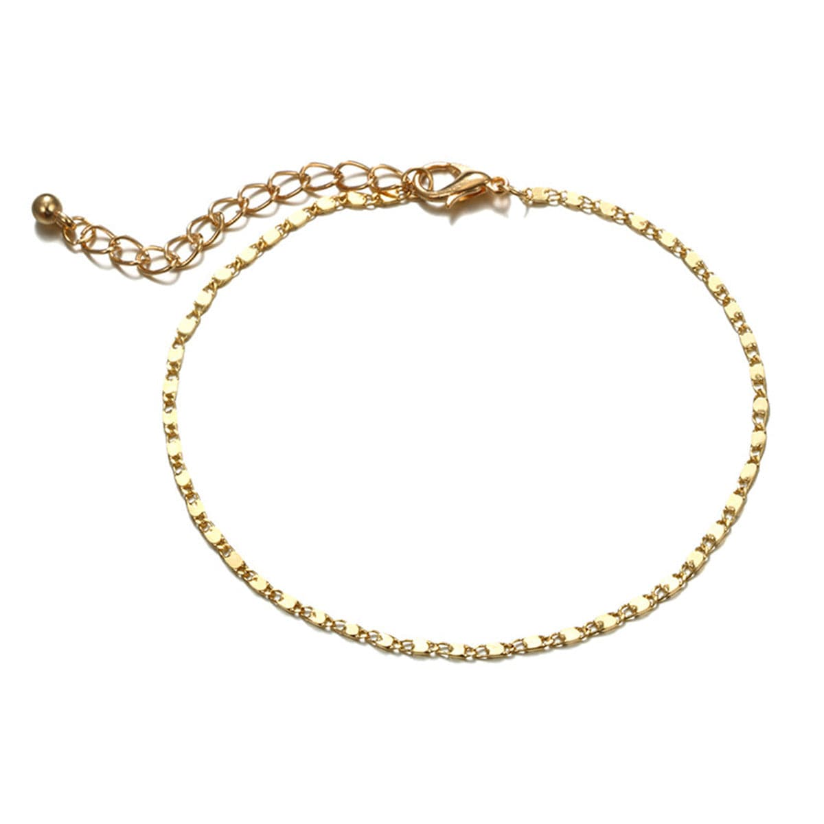 Black Cubic Zirconia & 18K Gold-Plated Bead Heart Bracelet Set