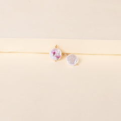 Azalea Floral Pearl & 18K Gold-Plated Drop Earrings