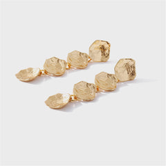 18K Gold-Plated Linking Sequin Drop Earring