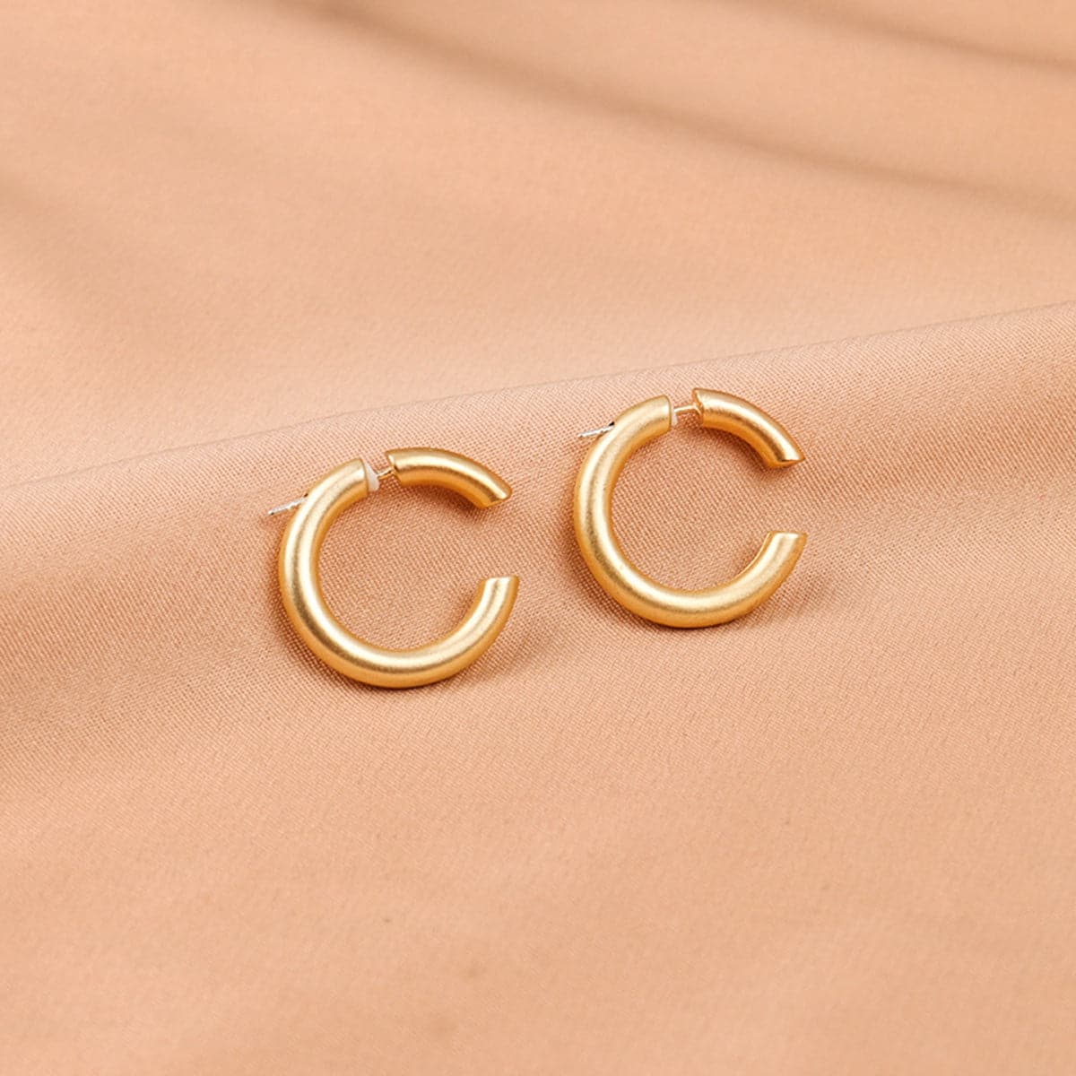 18K Gold-Plated Half-Hoop Ear Jackets