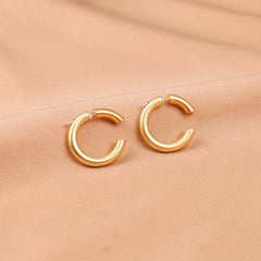 18K Gold-Plated Half-Hoop Ear Jackets