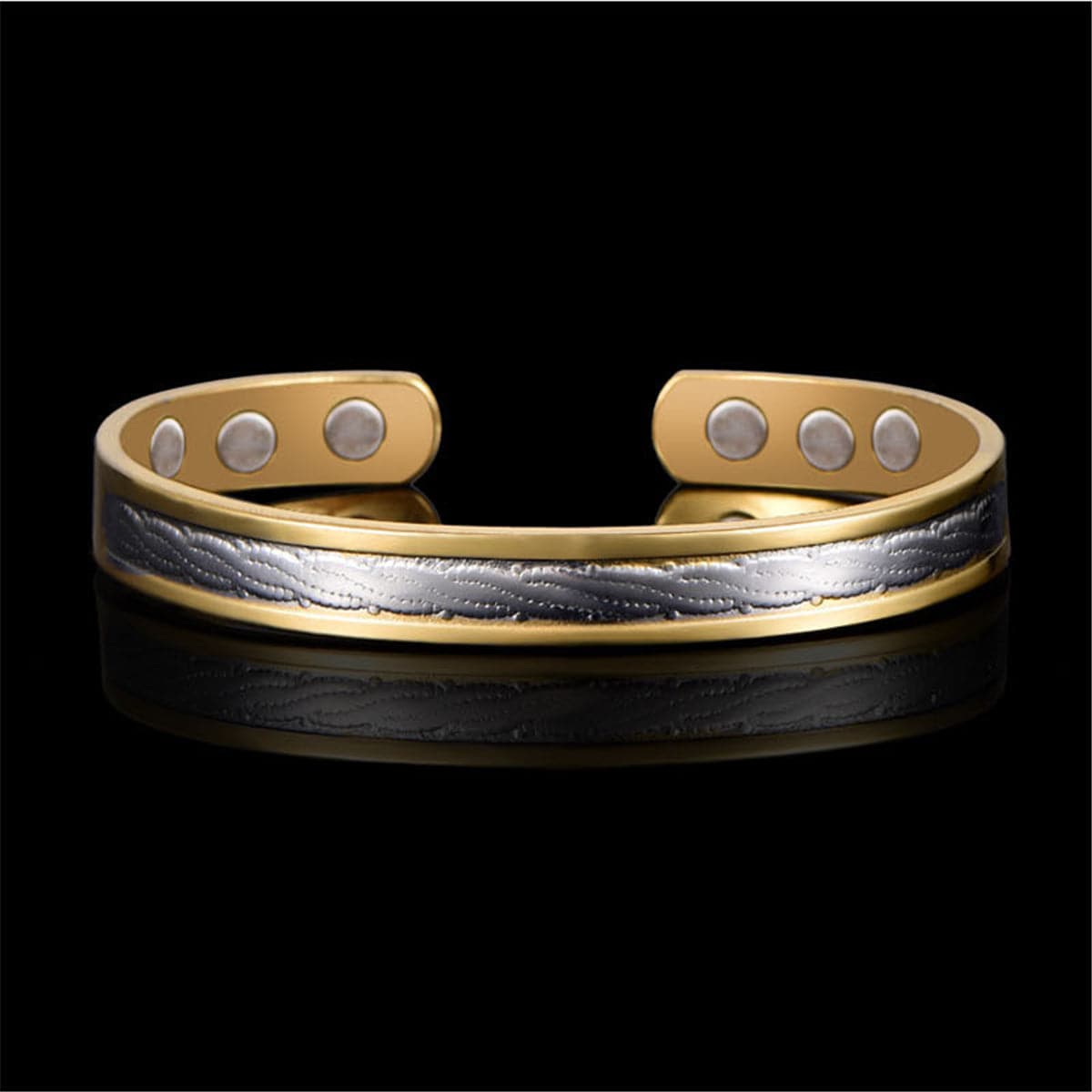 Two-Tone Rope-Accented Cuff