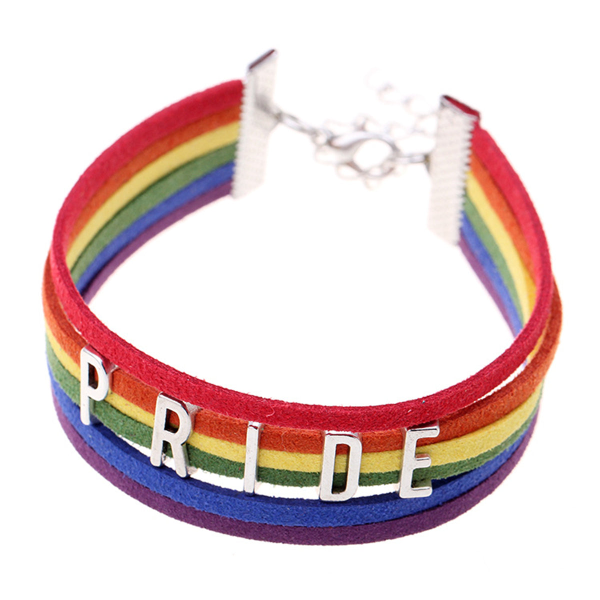 Red & Purple 'Pride' Cord Bracelet