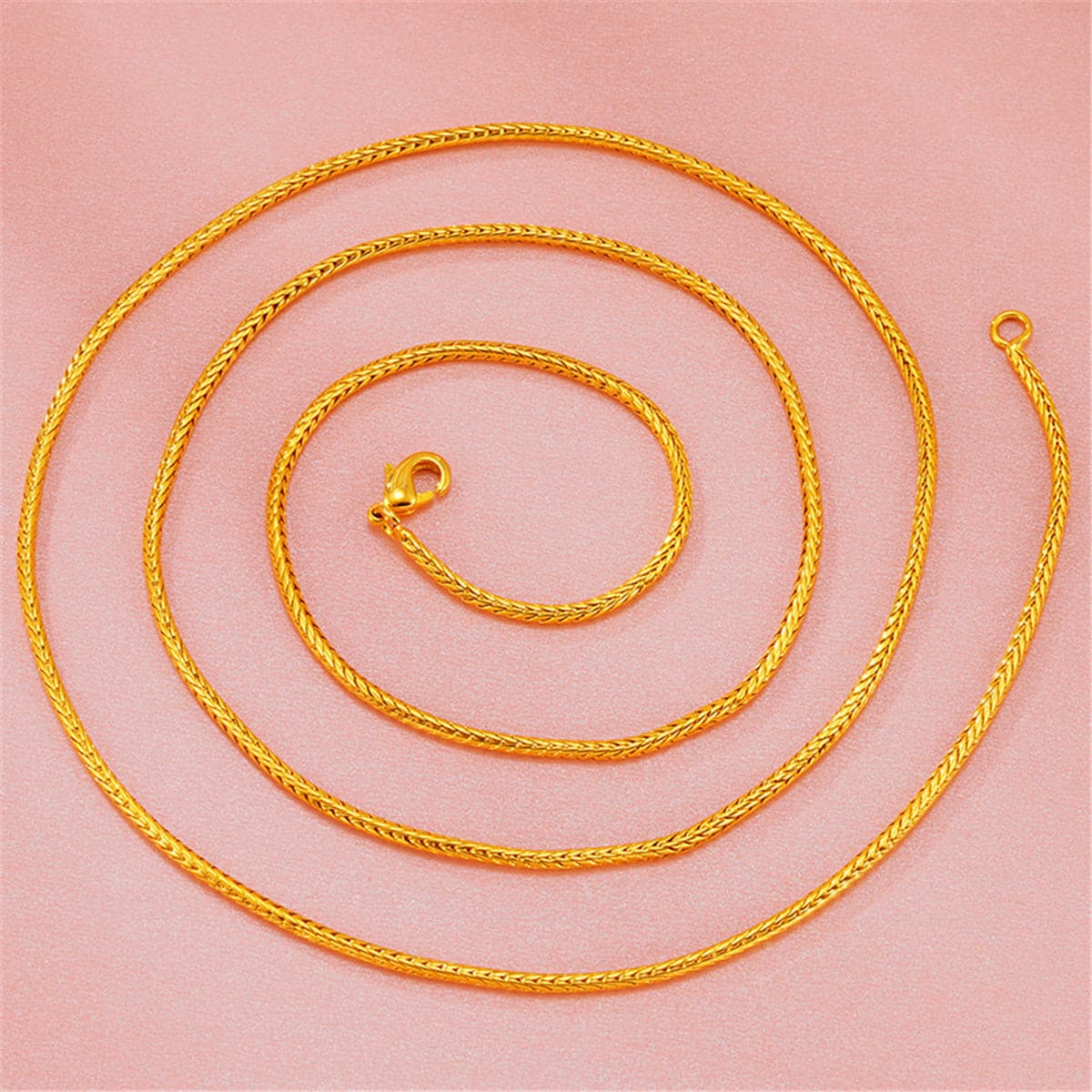 24K Gold-Plated Snake Chain Necklace