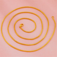 24K Gold-Plated Snake Chain Necklace