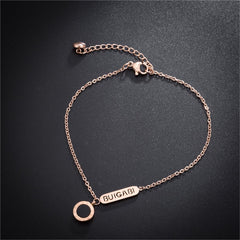 18K Rose Gold-Plated & Arylic 'Buigabi' Anklet