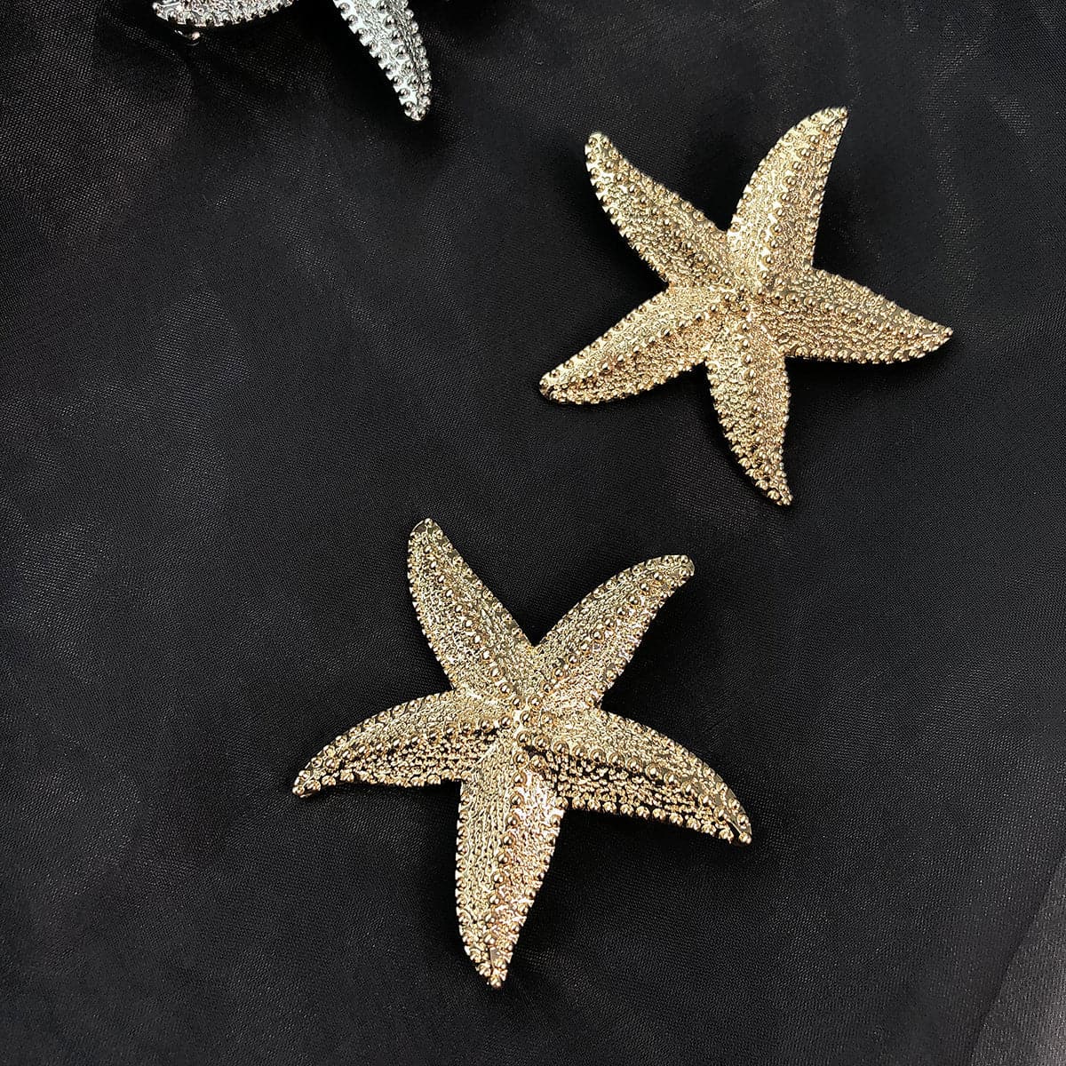 18K Gold-Plated Starfish Drop Earrings