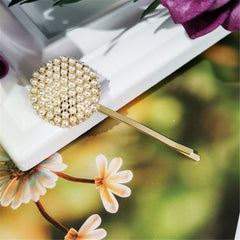 Pearl & 18K Gold-Plated Comb Hair Clip