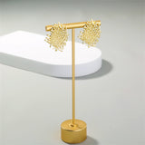 18k Gold-Plated Weave Stud Earrings