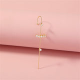 Cubic Zirconia & 18k Gold-Plated Drop Earring
