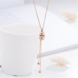 18k Rose Gold-Plated Calabash & Bead Pendant Necklace