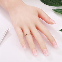 18k Rose Gold-Plated Cut Band - streetregion