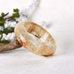 Beige Dried Flower Bangle