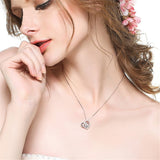 Crystal & Silver-Plated Heart Pendant Necklace - streetregion