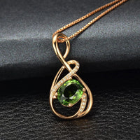 Cubic Zirconia & Crystal 18K Rose Gold-Plated Botany Pendant Necklace