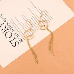 Pearl & 18K Gold-Plated Bird Tassel Drop Earrings