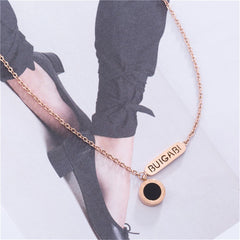 18K Rose Gold-Plated & Arylic 'Buigabi' Anklet