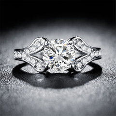 Crystal & cubic zirconia Promise Ring - streetregion