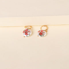 Peony Floral Pearl & 18K Gold-Plated Drop Earrings