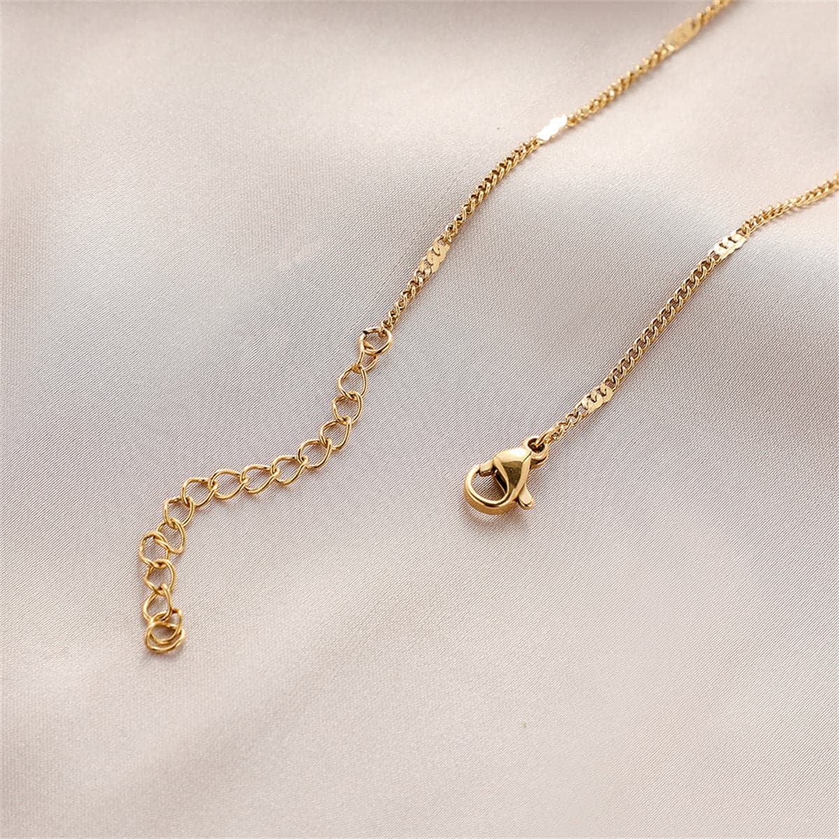 Cubic Zirconia & Enamel Butterfly Pendant Necklace