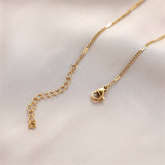 Cubic Zirconia & Enamel Butterfly Pendant Necklace