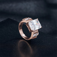 Crystal & Cubic Zirconia Emerald-Cut Ring