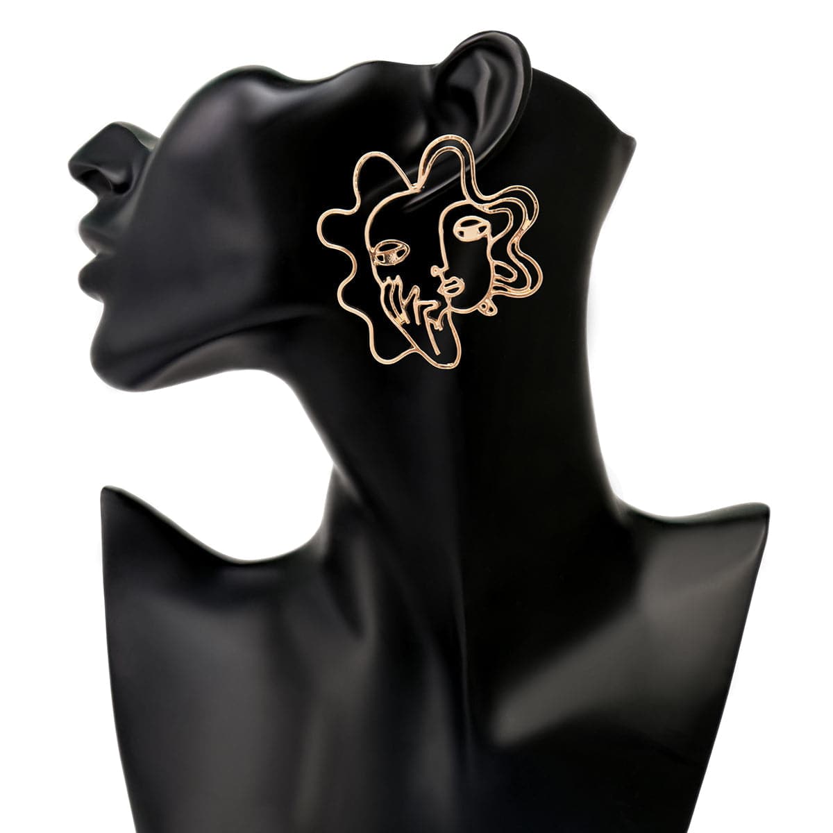 18K Gold-Plated Woman Filigree Drop Earrings
