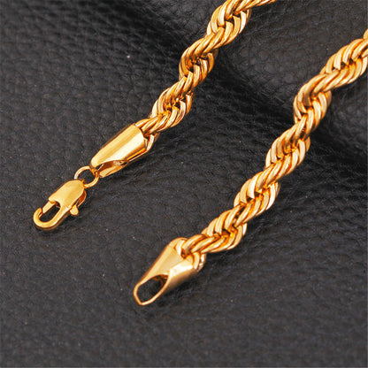 18K Gold-Plated Twine Bracelet, gold bracelet for women, elegant gift for her, detail close-up