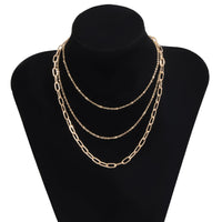 18k Gold-Plated Layered Necklace Set