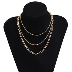 18K Gold-Plated Layered Necklace Set