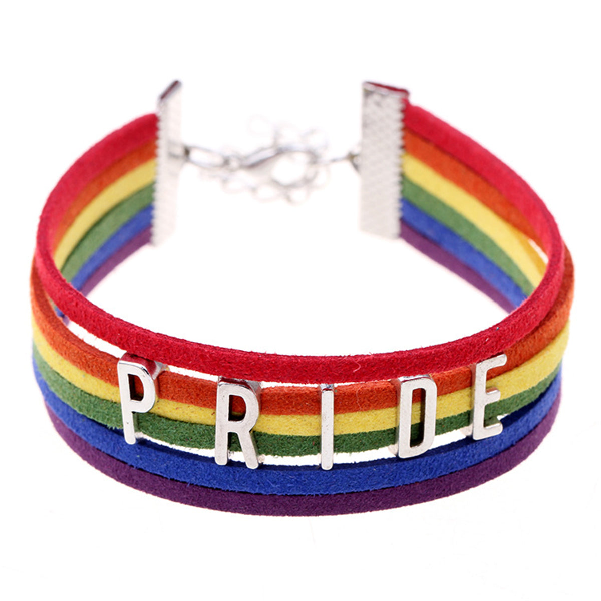 Red & Purple 'Pride' Cord Bracelet