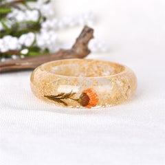 Beige Dried Flower Bangle