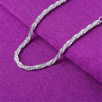Fine Silver-Plated Twine Anklet