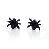 Black Spider Stud Earrings - streetregion